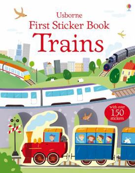 Paperback First Sticker Book Trains [With Stickers] Book