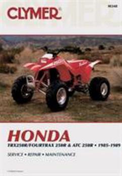 Paperback Honda Trx 4trx & Atc 250r 85-89 Book