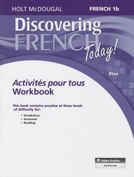 Paperback Activités Pour Tous Level 1b [French] Book