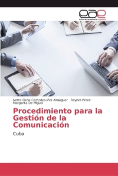 Paperback Procedimiento para la Gestión de la Comunicación [Spanish] Book
