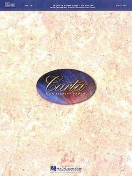 Paperback Carta Manuscript Paper No. 18 - Professional Book
