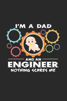 Paperback I'm a dad and an engineer: 6x9 Engineers - dotgrid - dot grid paper - notebook - notes Book