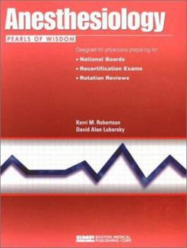 Paperback Anesthesiology: Pearls of Wisdom Book