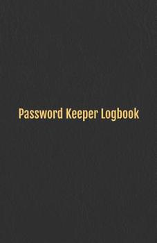Paperback Password Keeper Logbook: Internet Address & Password Organizer with Table of Contents (Leather Design Cover) 5.5x8.5 Inches Book