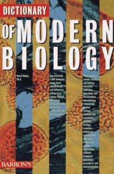 Paperback Dictionary of Modern Biology Book