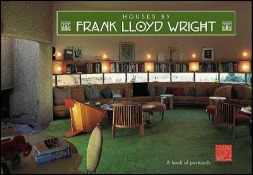 Paperback Houses by Frank Lloyd Wright: A Book of Postcards;Frank Lloyd Wright Collection (Postcards) Book