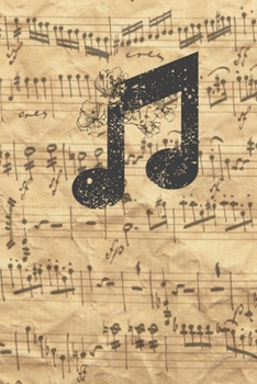 Vintage Music: Lined Journal