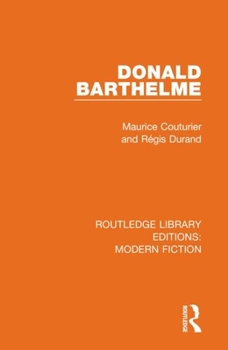 Paperback Donald Barthelme Book