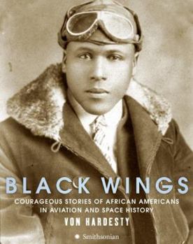 Hardcover Black Wings: Courageous Stories of African Americans in Aviation and Space History Book