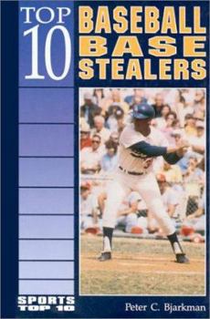 Library Binding Top 10 Baseball Base Stealers Book