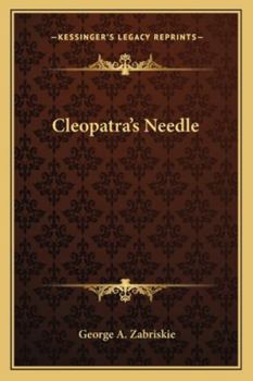 Paperback Cleopatra's Needle Book