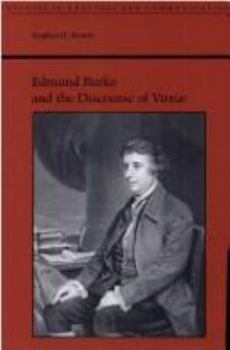 Hardcover Edmund Burke and the Discourse of Virtue Book