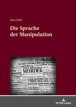 Hardcover Die Sprache der Manipulation [German] Book