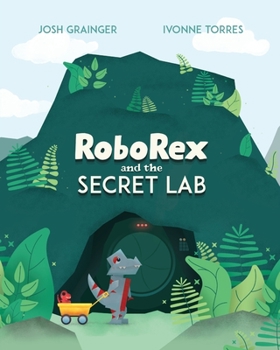 Paperback RoboRex and the Secret Lab [Large Print] Book