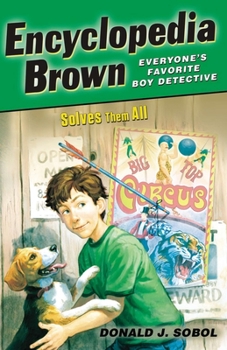 Cover for "Encyclopedia Brown #05 Solves Them All"
