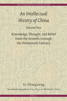 Hardcover An Intellectual History of China, Volume Two Book