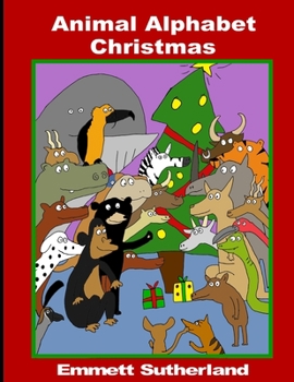 Paperback Animal Alphabet Christmas Book