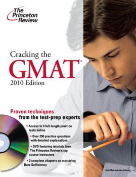 Paperback Cracking the GMAT with DVD, 2010 Edition (Graduate School Test Preparation) Book