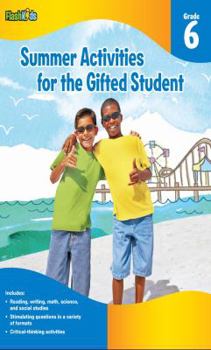 Paperback Summer Activities for the Gifted Student, Grade 6 Book