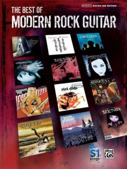 Paperback The Best of Modern Rock Guitar: Authentic Guitar Tab Book