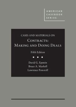 Hardcover Cases and Materials on Contracts: Making and Doing Deals Book