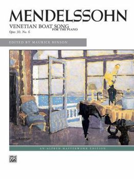 Paperback Venetian Boat Song, Op. 30, No. 6: Sheet Book