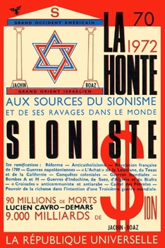 Paperback La honte sioniste [French] Book
