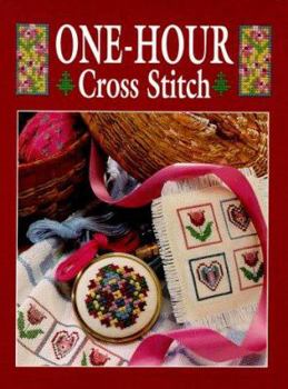 Hardcover One-Hour Cross Stitch Book