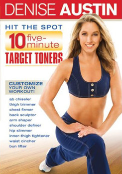 DVD Denise Austin: Hit The Spot 10 Five Minute Target Toners Book