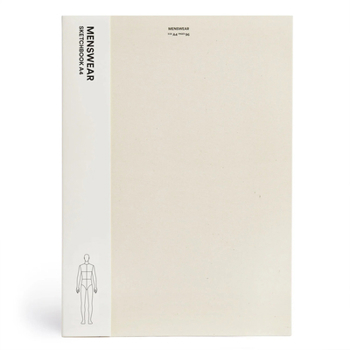 Hardcover Fashionary Menswear Sketchbook A4 Book