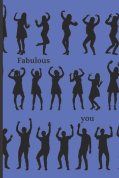 Paperback Fabulous you: Lined Notebook Journal, 120 pages, A5 sized Book