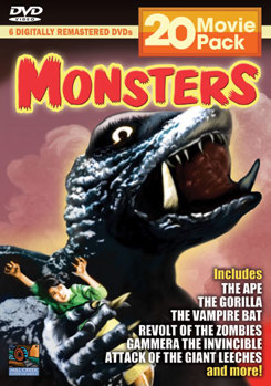 DVD Monsters 20 Movie Pack Book