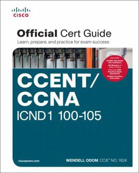 Hardcover CCENT/CCNA ICND 1 100-105 Official Cert Guide Book
