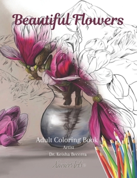 Paperback Beautiful Flowers Coloring Book