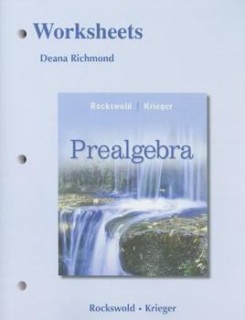 Paperback Prealgebra Worksheets Book