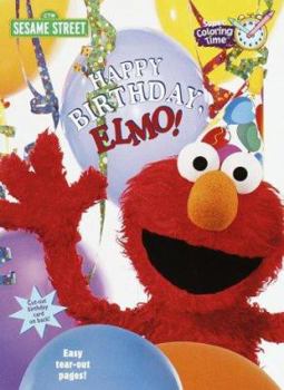 Paperback Happy Birthday, Elmo! (Super Coloring Time) Book
