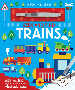 Hardcover Seek and Find Trains Book