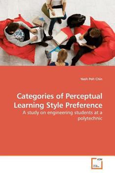 Paperback Categories of Perceptual Learning Style Preference Book