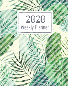 Paperback Weekly Planner for 2020- 52 Weeks Planner Schedule Organizer- 8"x10" 120 pages Book 15: Large Floral Cover Planner for Weekly Scheduling Organizing Go Book