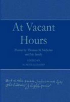 Hardcover At Vacant Hours Book
