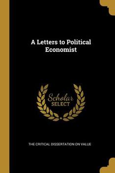 Paperback A Letters to Political Economist Book