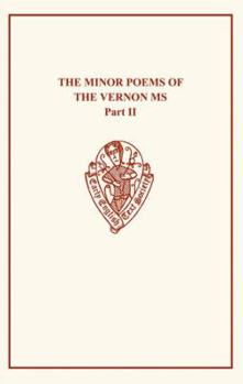 Hardcover The Minor Poems of the Vernon MS II Book