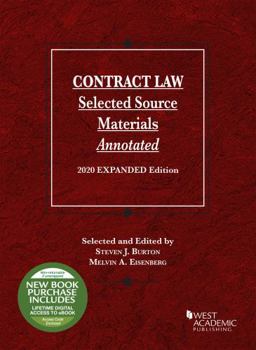 Paperback Contract Law, Selected Source Materials Annotated, 2020 Expanded Edition (Selected Statutes) Book