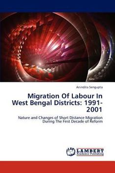 Paperback Migration Of Labour In West Bengal Districts: 1991-2001 Book