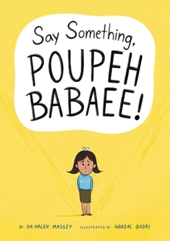 Paperback Say Something, Poupeh Babaee!: A Graphic Novel Book