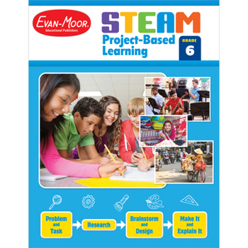 Paperback Steam Project-Based Learning, Grade 6 Book