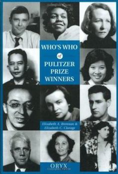 Hardcover Who's Who of Pulitzer Prize Winners Book