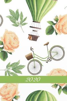 2020: Calendario e Agenda settimanale 2020 + calendario mensile + 20 pagine Indirizzi +20 pagine foderate +20 pagine Blanco per schizzi - Bicicletta Roses