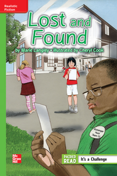 Spiral-bound Reading Wonders Leveled Reader Lost and Found: Beyond Unit 1 Week 2 Grade 5 Book