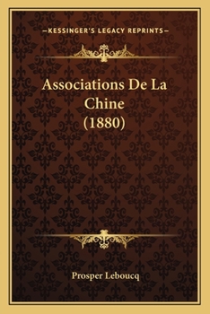 Paperback Associations De La Chine (1880) [French] Book